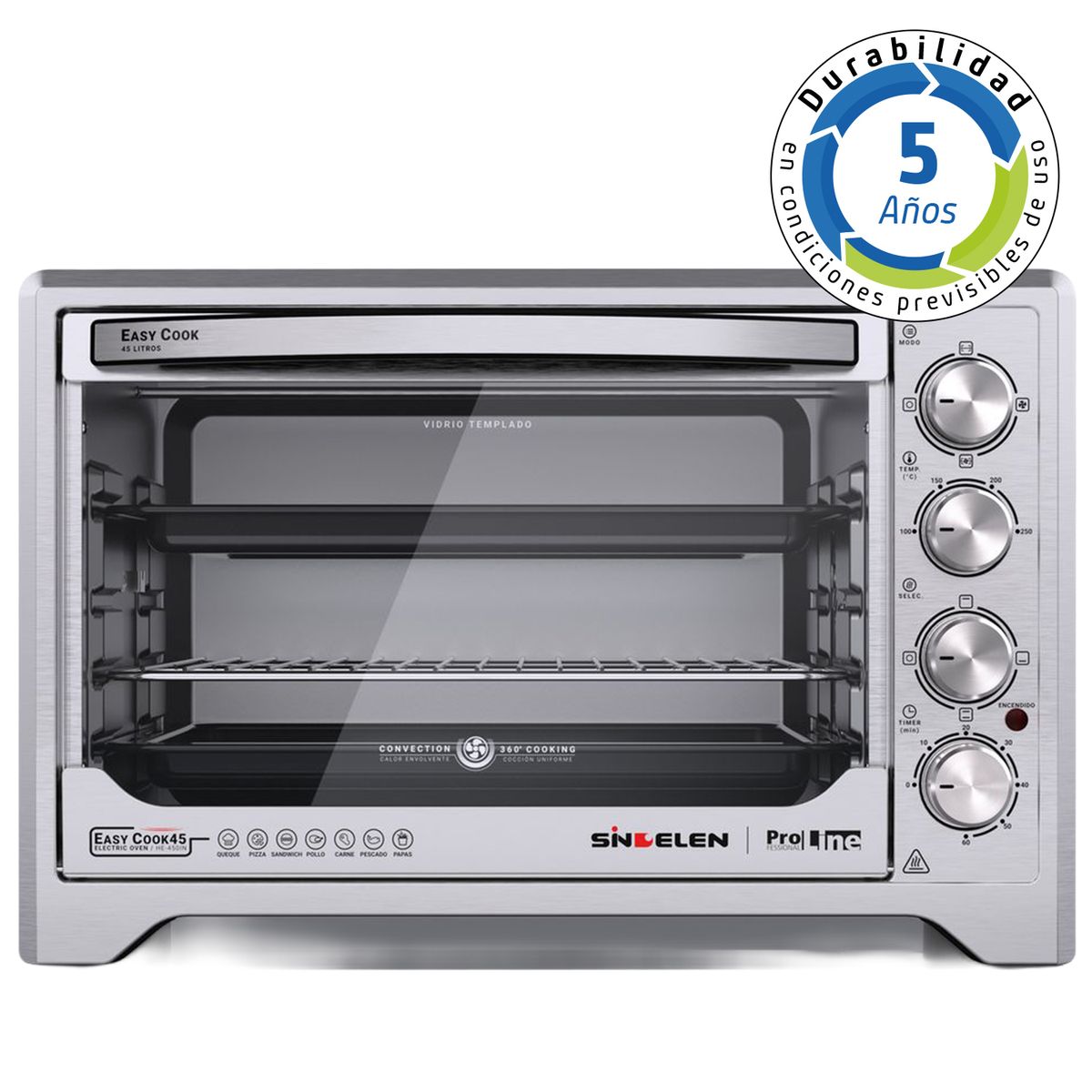 Horno Eléctrico HE-450IN • Easy Cook 45, marca SINDELEN - Foto Principal