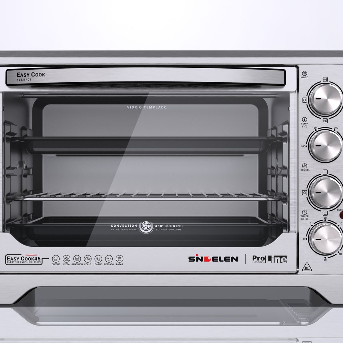 SINDELEN - Horno Eléctrico HE-450IN • Easy Cook 45