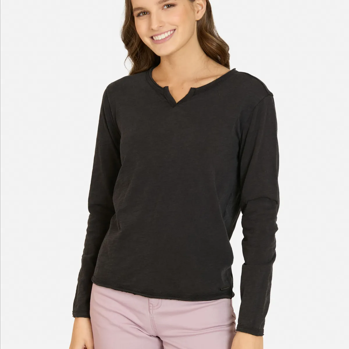 MAUI AND SONS - Polera ML Kalani Negro Mujer Maui And Sons - Negro