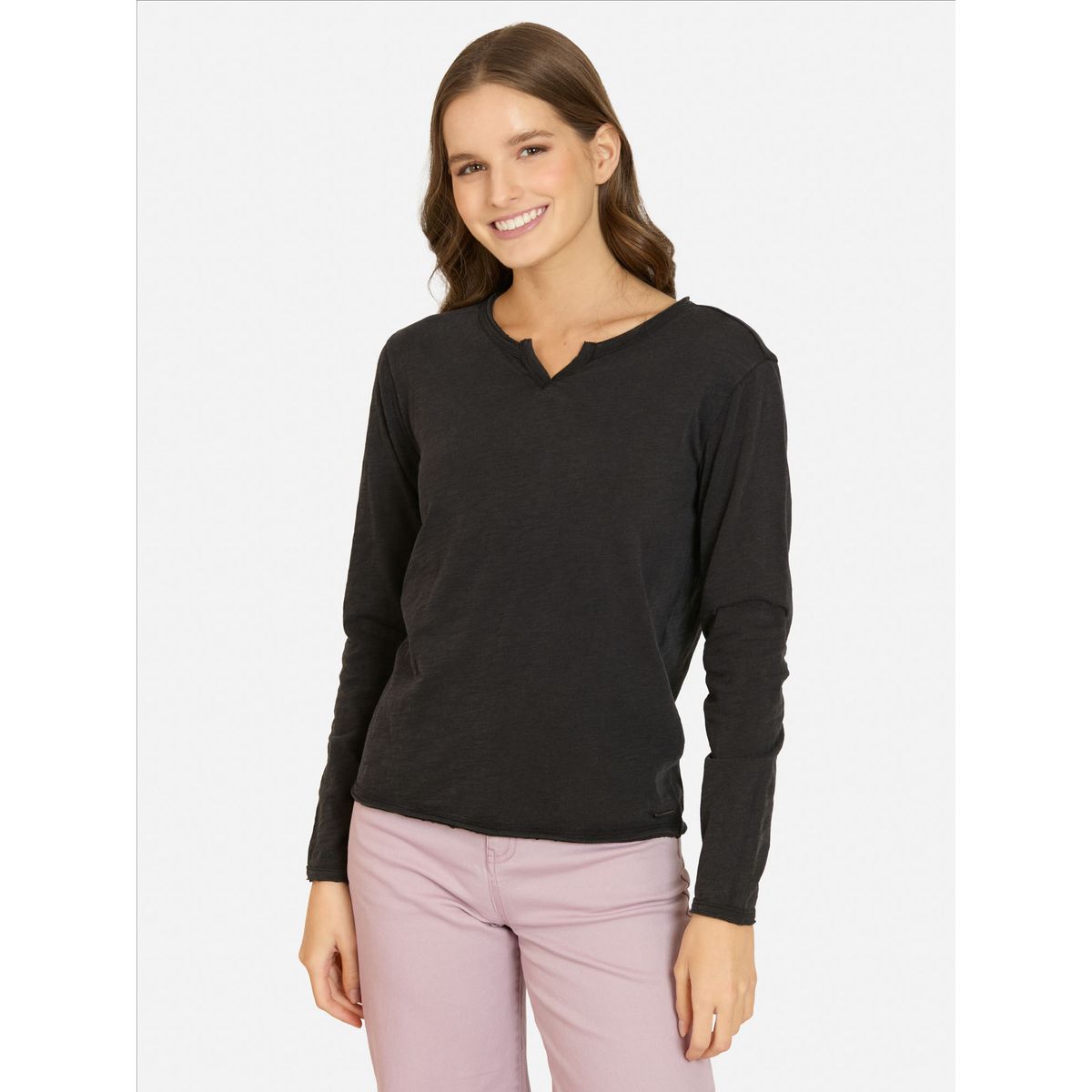 MAUI AND SONS - Polera ML Kalani Negro Mujer Maui And Sons - Negro