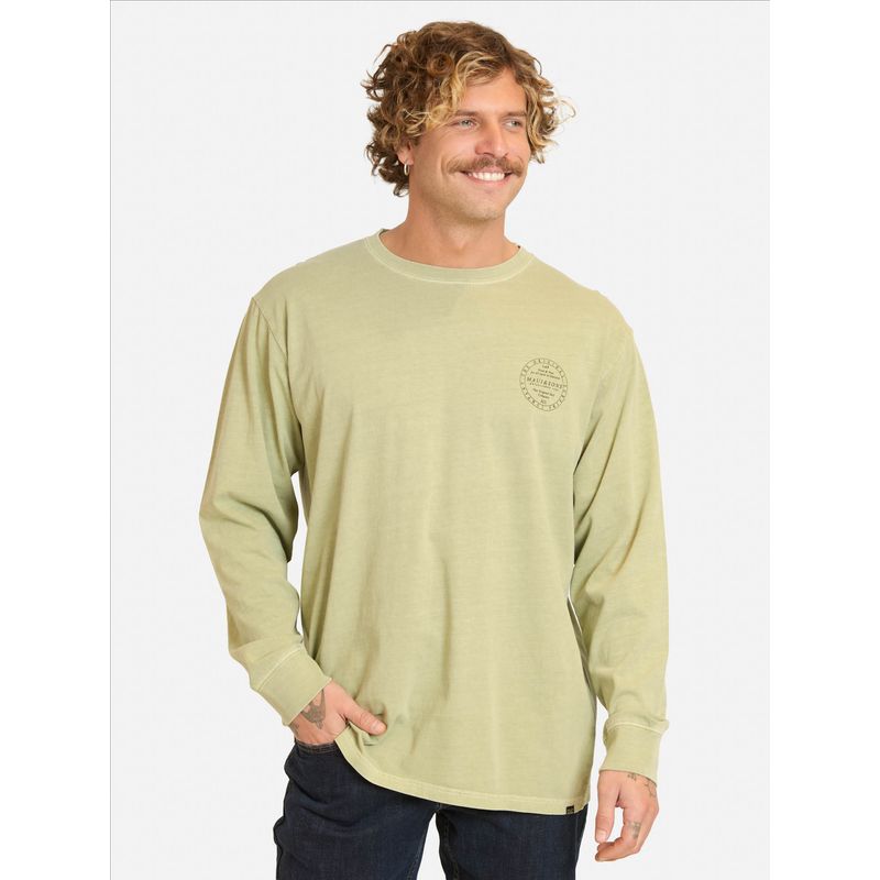 MAUI AND SONS - Polera ML Menoy Verde Hombre Maui And Sons - Verde