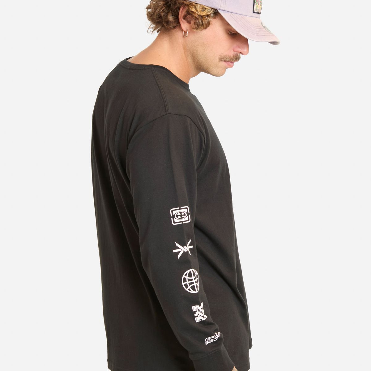 MAUI AND SONS - Polera ML Mopi Negro Hombre Maui And Sons - Negro