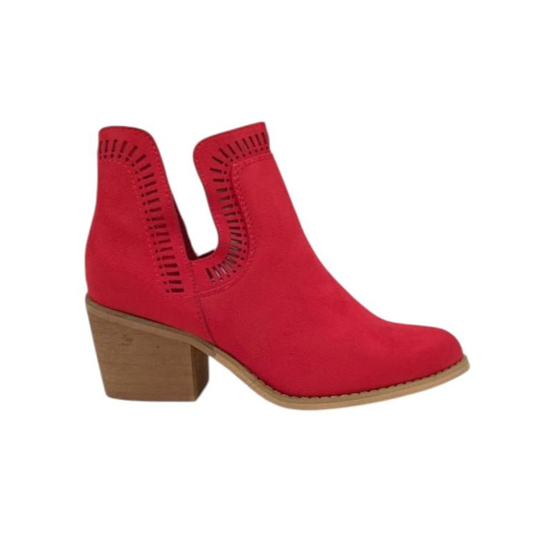 HERIEL - Botín Rojo Taco Mujer