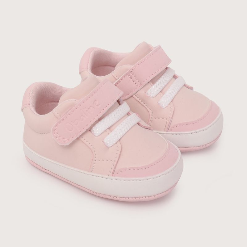 OPALINE - Zapatilla bebé rosada de niña 40760