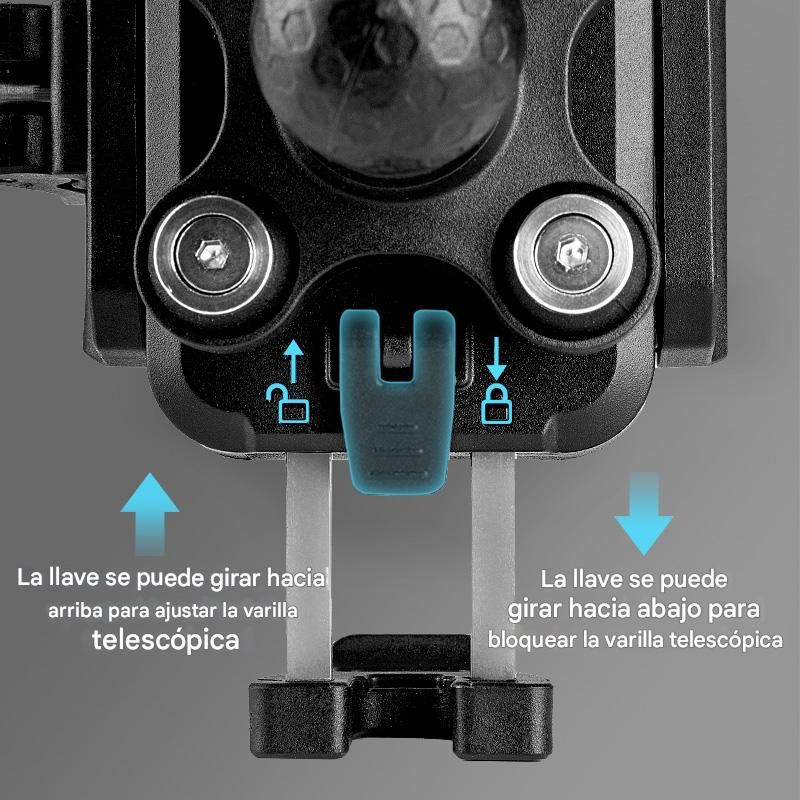 MOTOWOLF - Soporte Motowolf MH1 Celular y Cámara MotoBici Ajustable