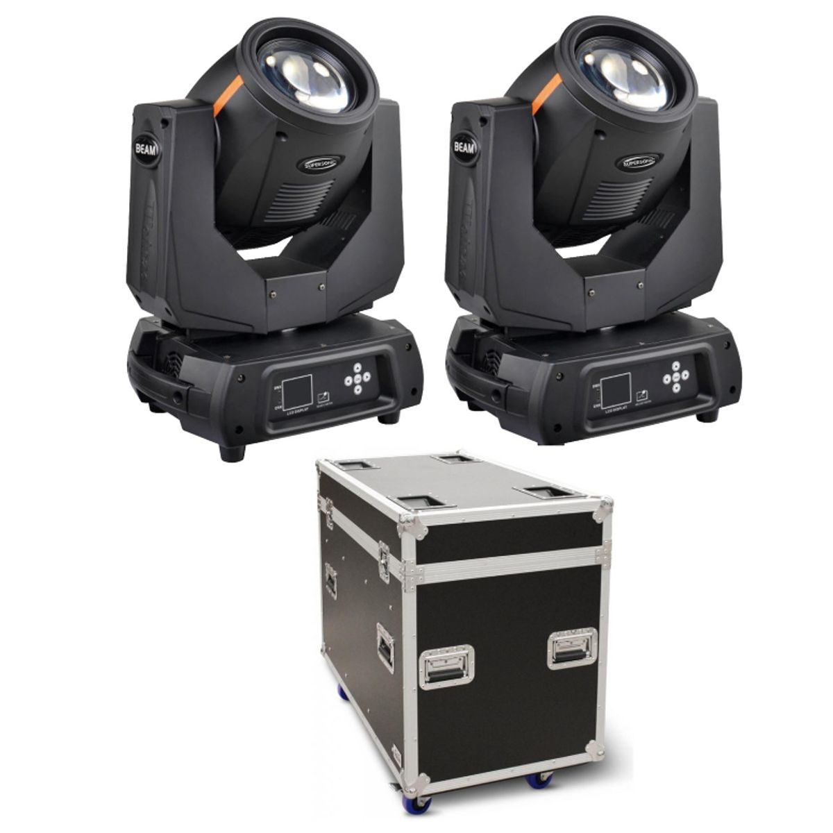 GENERICO - 2 Cabezas Moviles 9R Beam Supersonic BS 260-FC