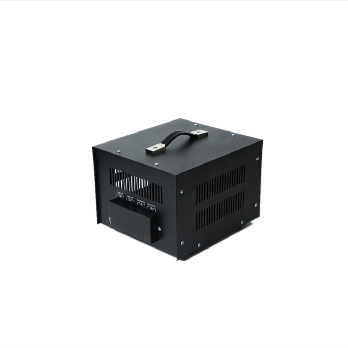Transformador Voltaje 110v - 220v De 5000 Watts Color Negro, marca MUNDO MAGIA - Foto 2