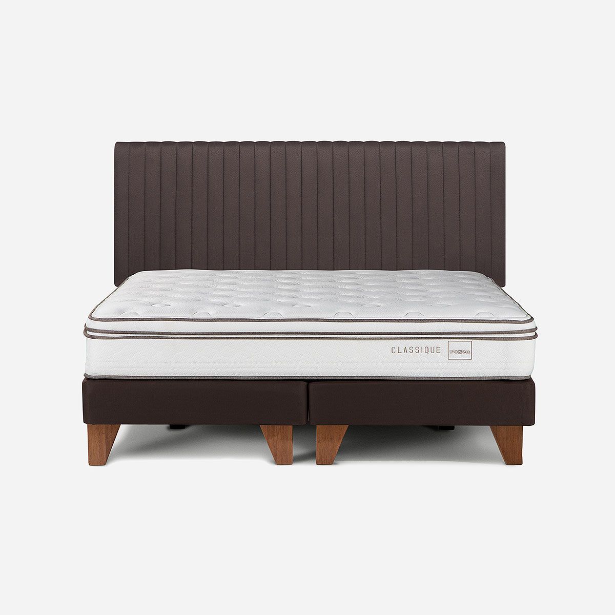 ROSEN - Cama Classique+ King + Respaldo Lucio