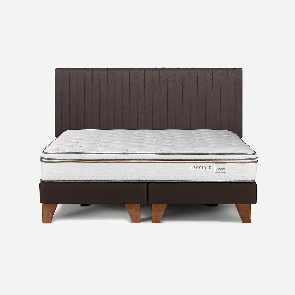 ROSEN - Cama Classique+ King + Respaldo Lucio