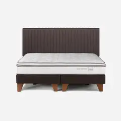 ROSEN - Cama Classique+ King + Respaldo Lucio