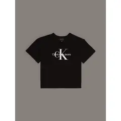 CALVIN KLEIN - Polera holgada con logo Negro