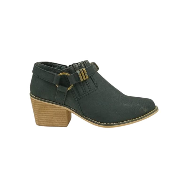 HERIEL - Zapato Negro Taco Mujer