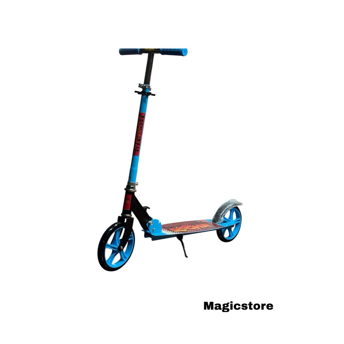 GENERICO - Scooter monopatín para niños y jóvenes 200mm azul
