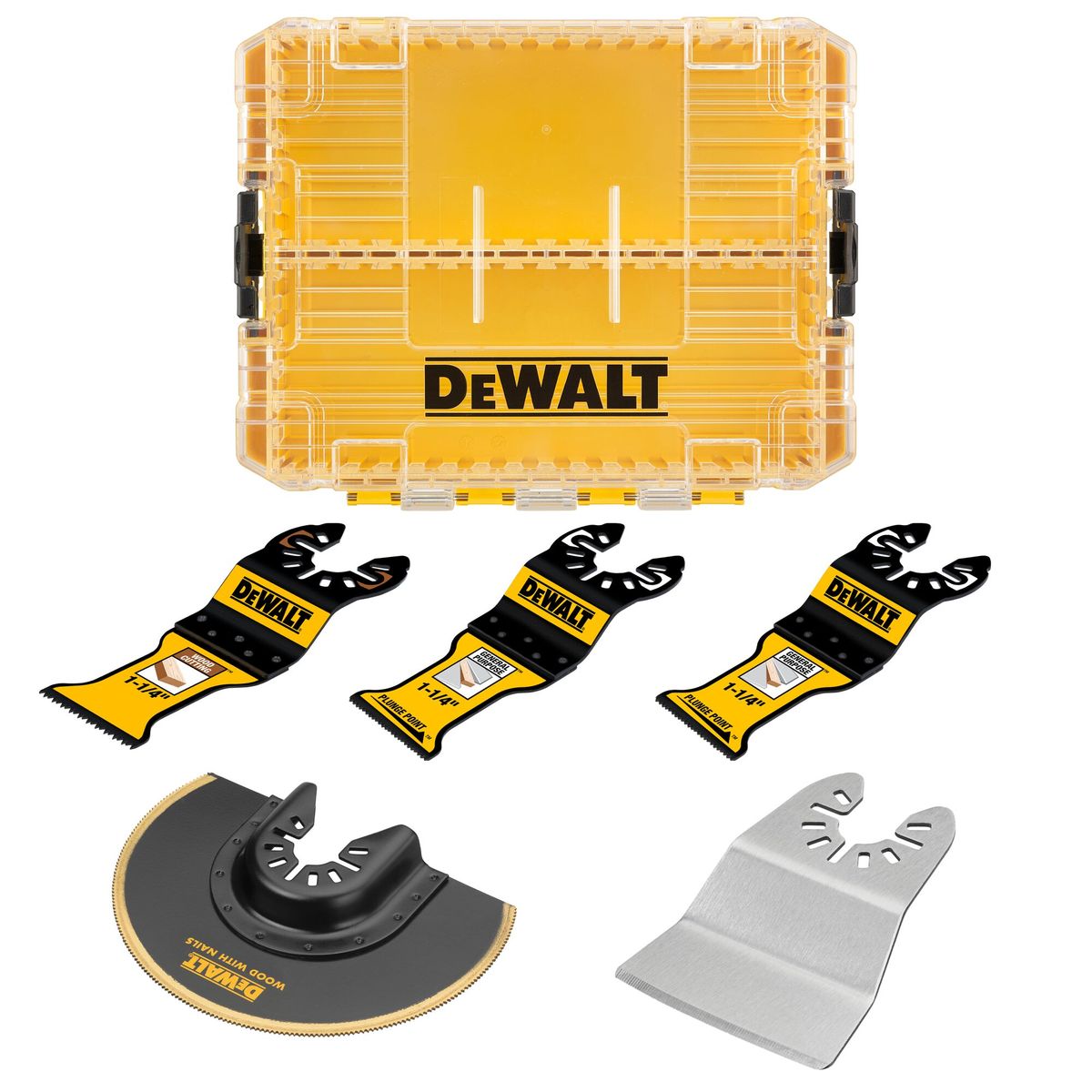 DEWALT - Set 5 piezas oscilante multiuso DEWALT DWA425GSET