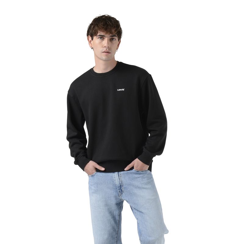 LEVIS - Polerón Hombre Sweats Crew Negro Levis