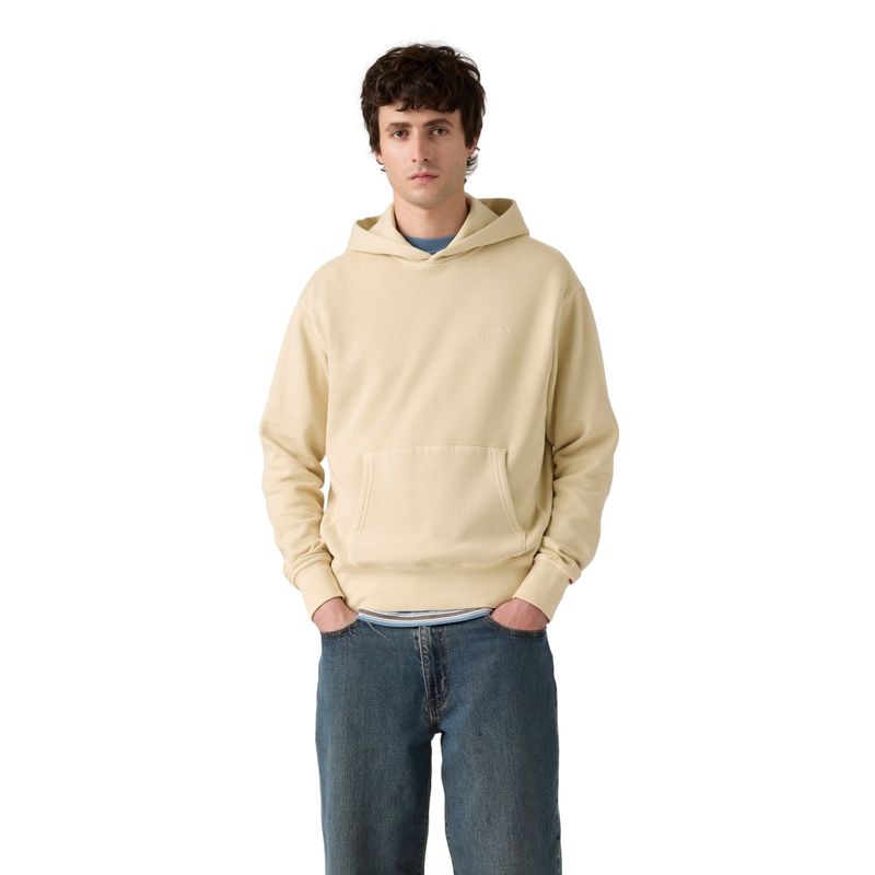 LEVIS - Polerón Hombre The Authentic Hoodie Beige Levis