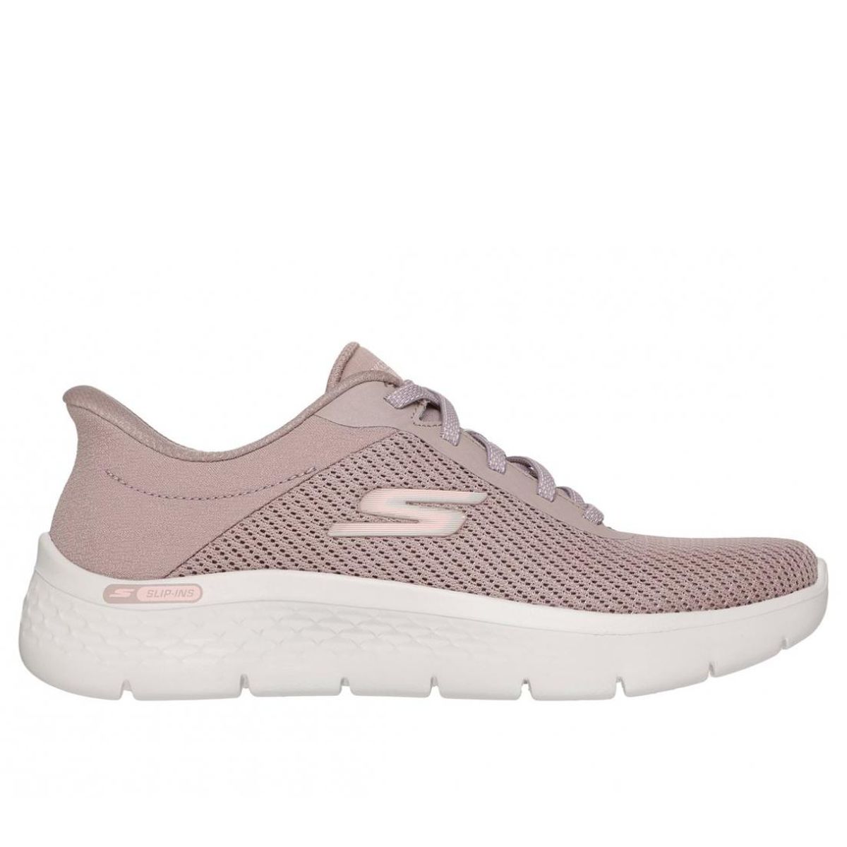 SKECHERS - Zapatillas Mujer Slip-ins Go Walk Flex Beige TP Skechers