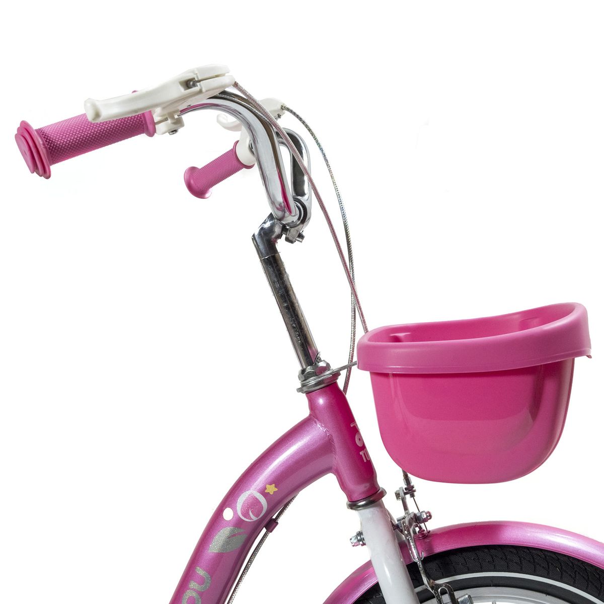 MUNDO ONLINE - Bicicleta Niña Infantil De Paseo Pink Owl Rueditas Aro 12