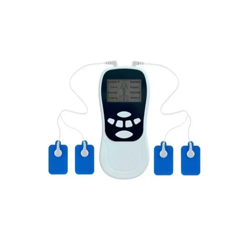 GENERICO - Masajeador Tens Electroestimulador 4 Parches Alivia / 12822