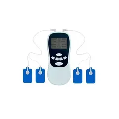GENERICO - Masajeador Tens Electroestimulador 4 Parches Alivia / 12822