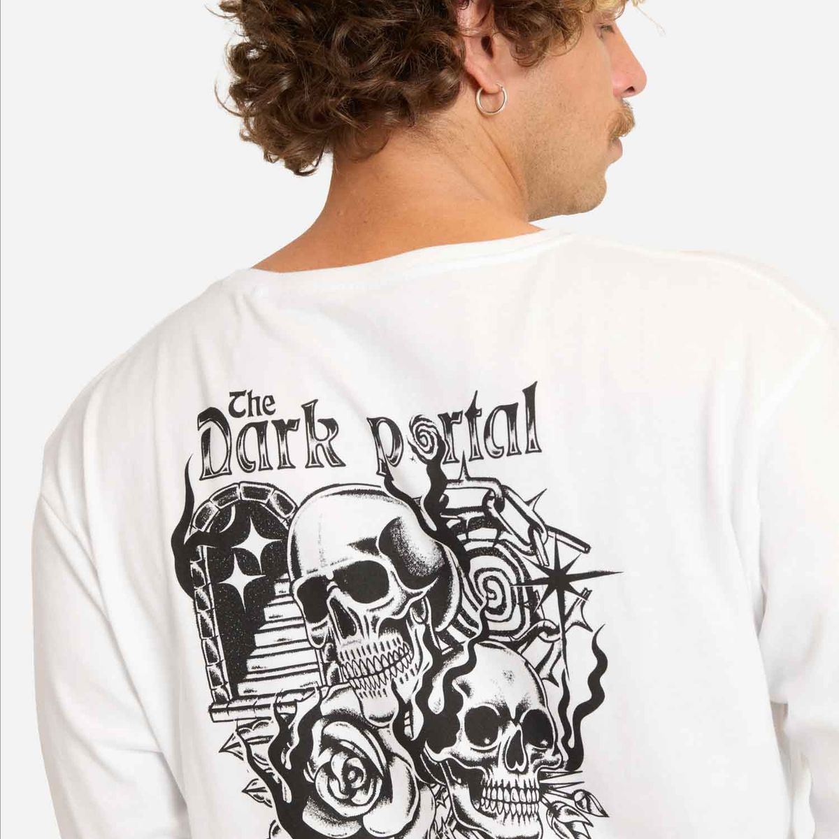 MAUI AND SONS - Polera ML Nutek Blanco Hombre Maui And Sons - Blanco