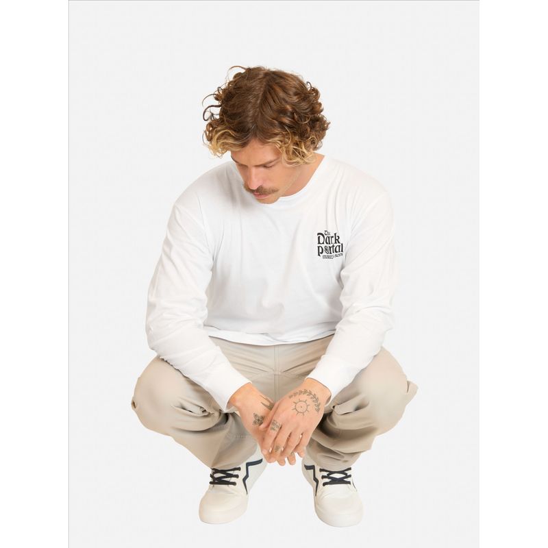 MAUI AND SONS - Polera ML Nutek Blanco Hombre Maui And Sons - Blanco