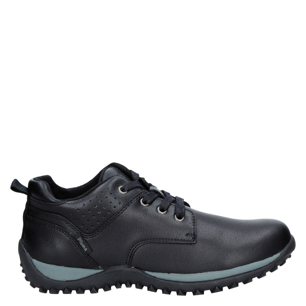 PLUMA - Calzado Escolar Niña Cuero Negro