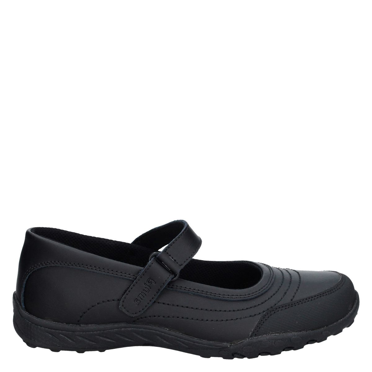 PLUMA - Calzado Escolar Niña Cuero Negro