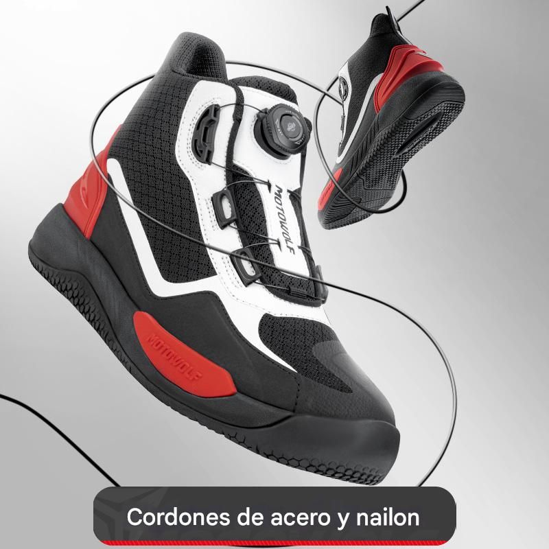 MOTOWOLF - Calzado Proteccion Moto Motowolf MDL0203 Antideslizante