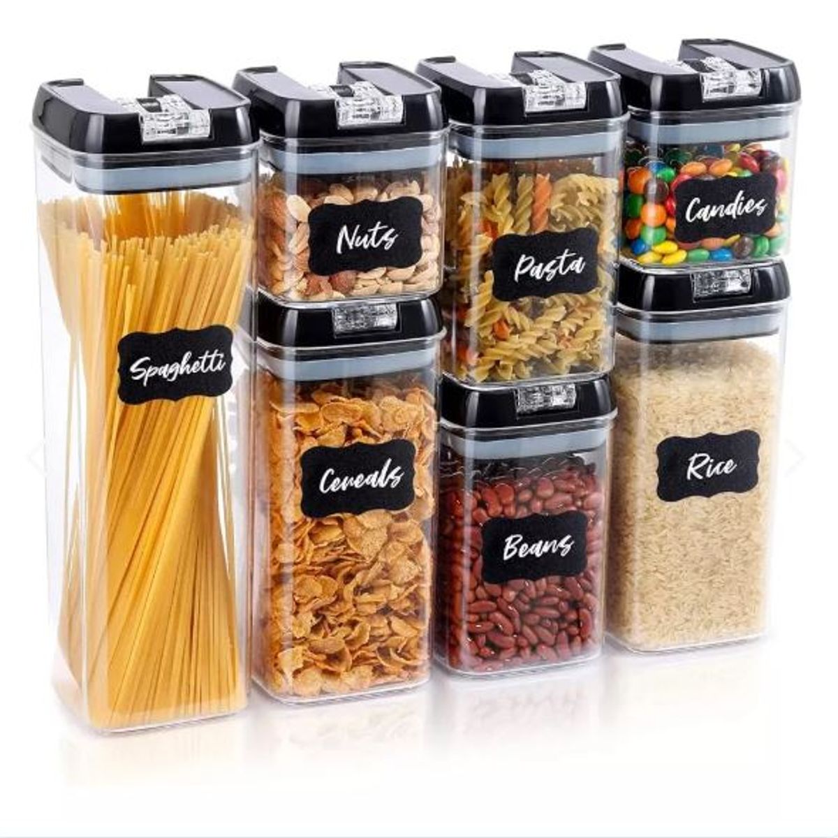 GENERICO - Set De Contenedores Hermeticos 7 Piezas