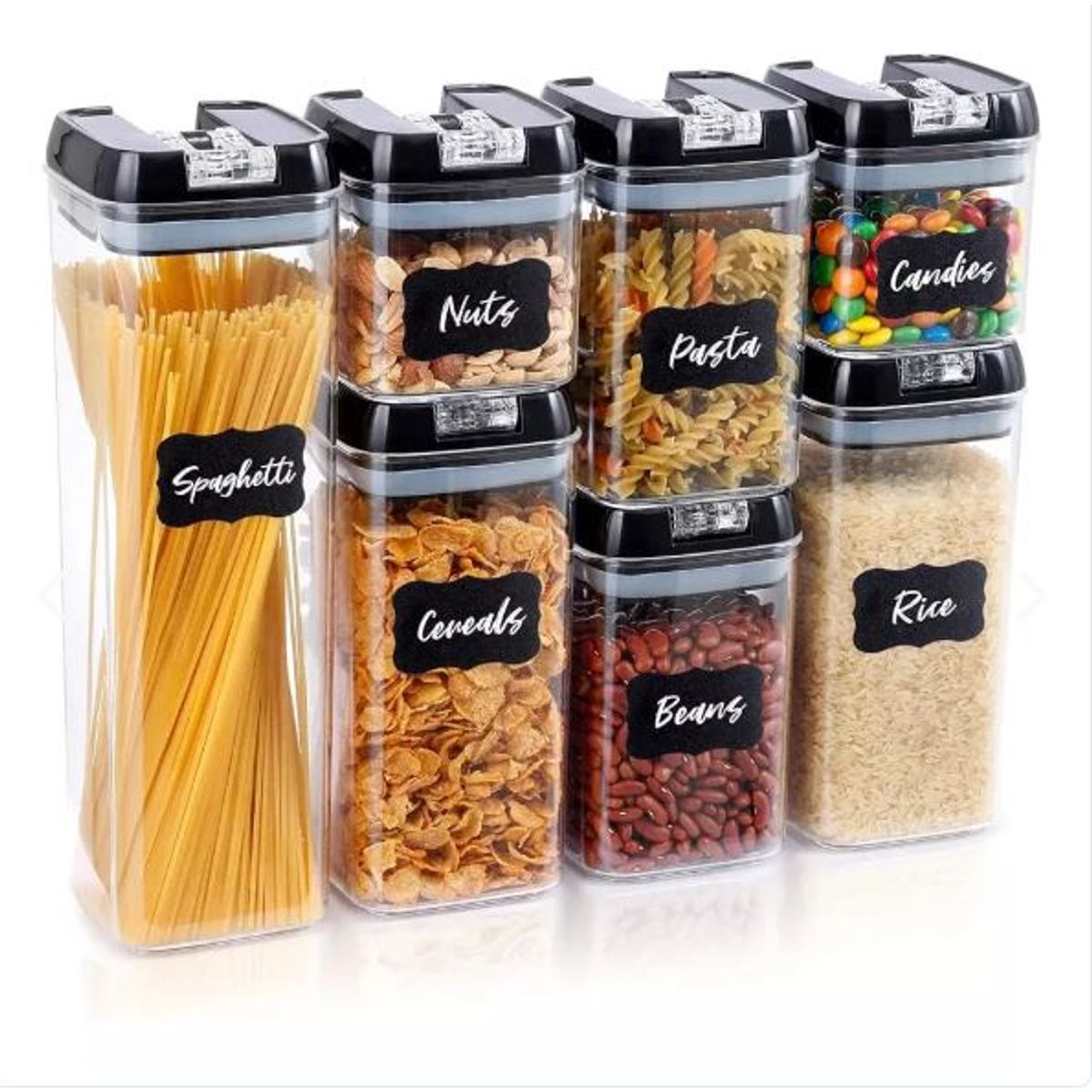 GENERICO - Set De Contenedores Hermeticos 7 Piezas