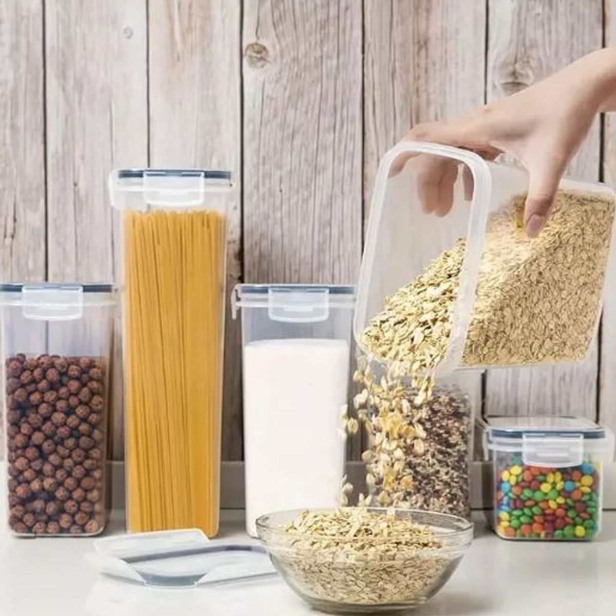 GENERICO - Set De Contenedores Hermeticos 7 Piezas