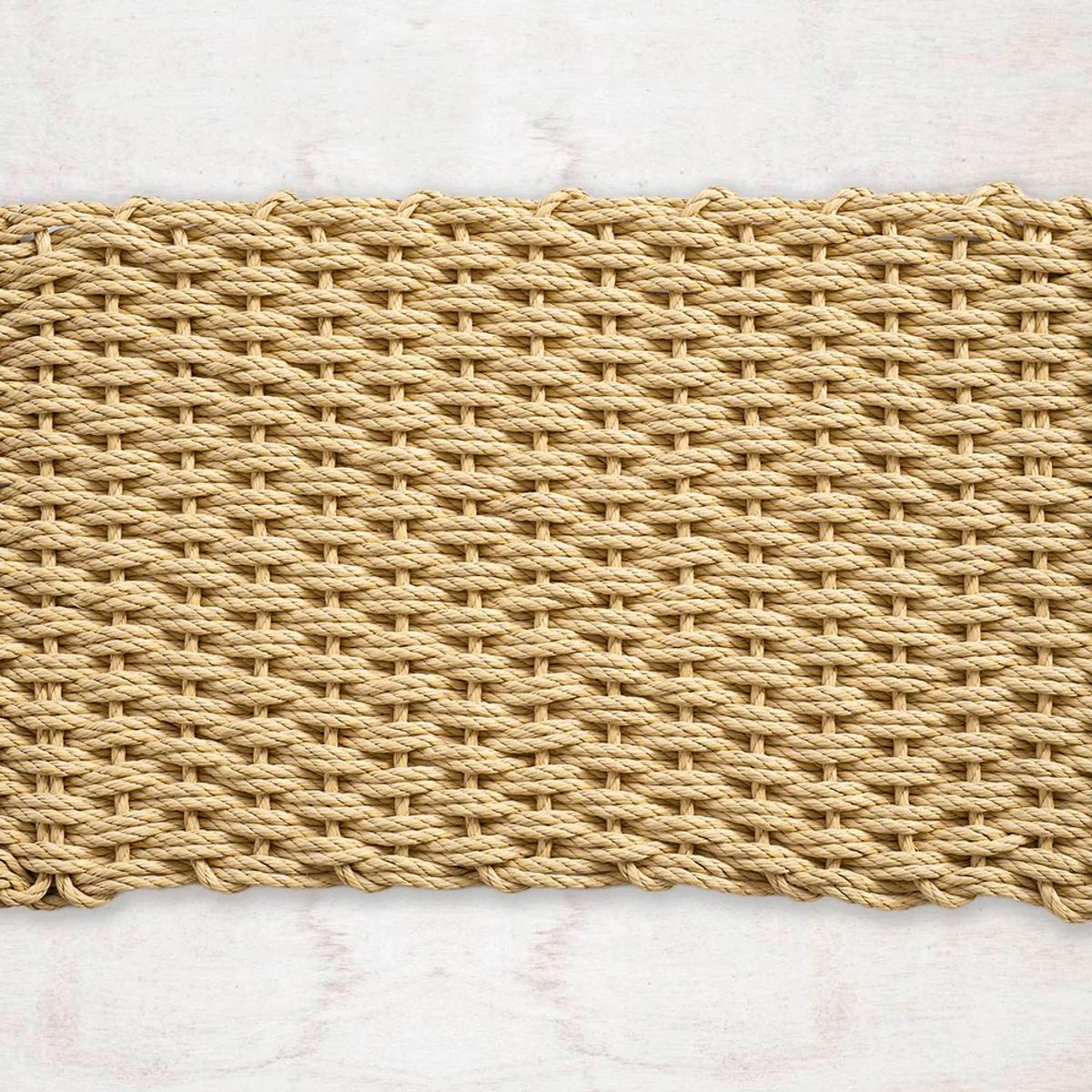 KOKOMAT - Limpiapies Trenzado Beige