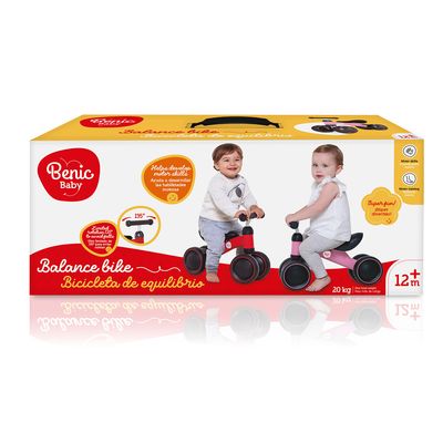 Imagen 2 del producto Bicicleta de Equilibrio Rosada sin pedales 50 cm