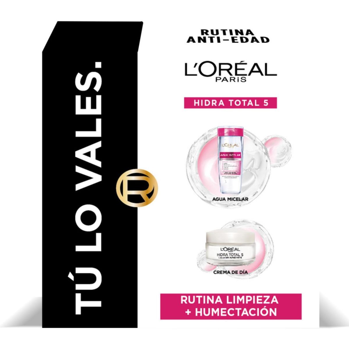 DERMO EXPERTISE - Set De Cuidado Facial Hidratante Agua Micelar 200 Ml + Crema Día 50 Dermo Expertise
