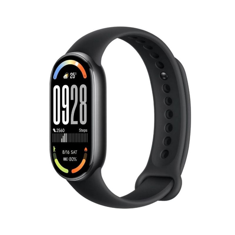 XIAOMI - Xiaomi Smart Band 10 Pulsera Deportiva con Seguimiento Salud Negro
