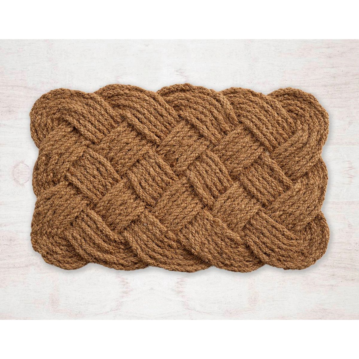 KOKOMAT - Limpiapies Trenzado Coco Natural