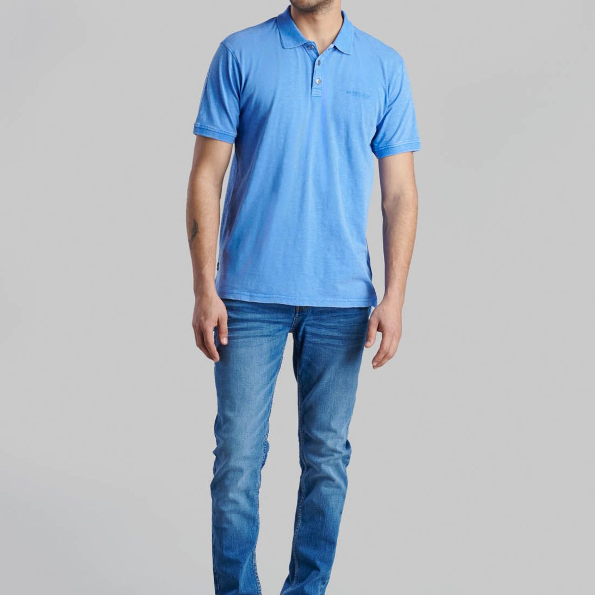 FEROUCH - Polera San Diego Celeste Ferouch