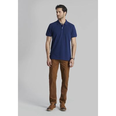 Imagen 2 del producto Polera Pique Basica Azul