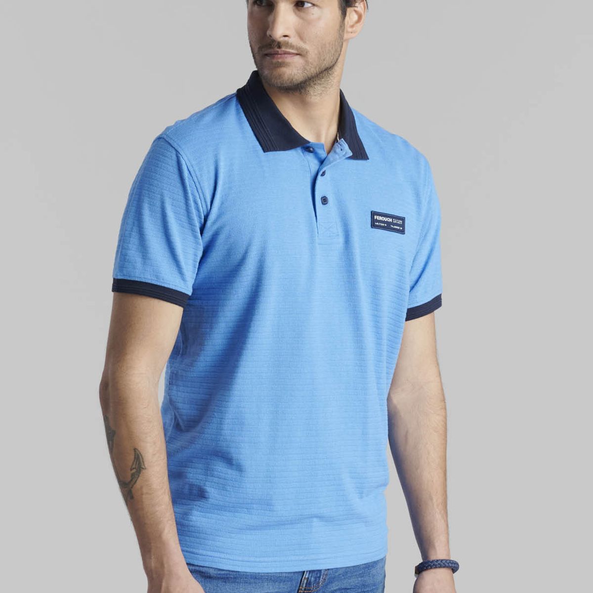 FEROUCH - Polera Alaska Celeste Ferouch