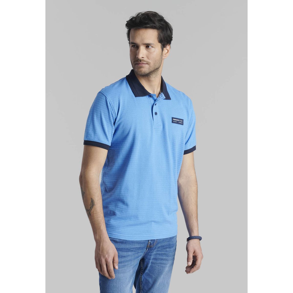 FEROUCH - Polera Alaska Celeste Ferouch