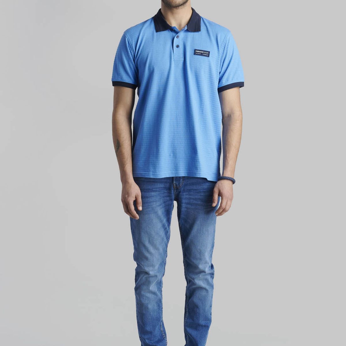 FEROUCH - Polera Alaska Celeste Ferouch