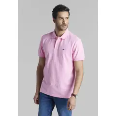 FEROUCH - Polera Pique Basica Rosado