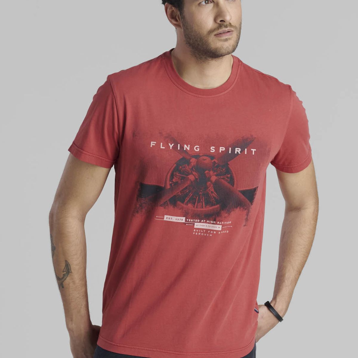 FEROUCH - Polera Michigan Rojo Ferouch