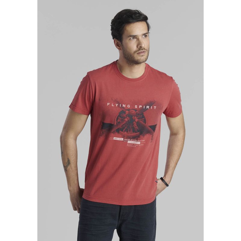 FEROUCH - Polera Michigan Rojo Ferouch
