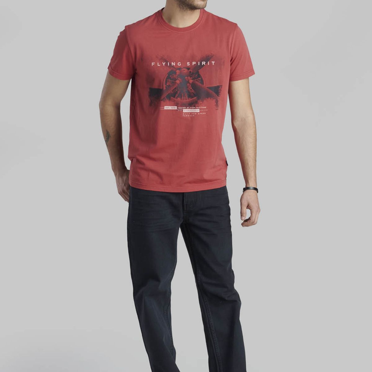 FEROUCH - Polera Michigan Rojo Ferouch