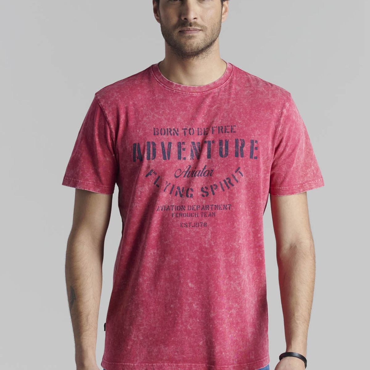 FEROUCH - Polera Maryland Rojo Ferouch