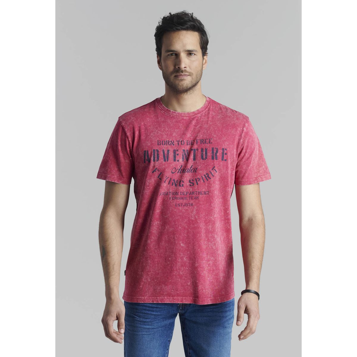 FEROUCH - Polera Maryland Rojo Ferouch