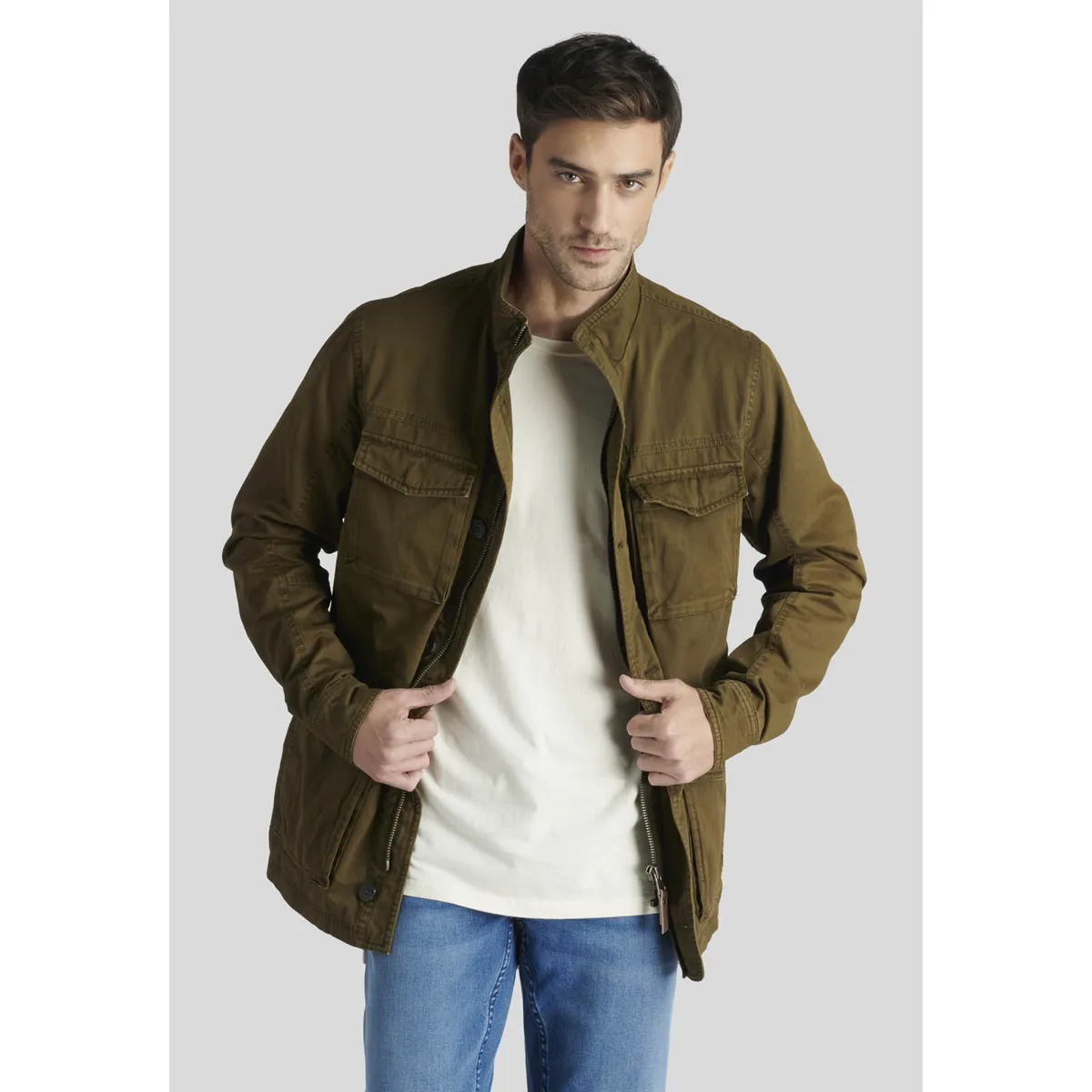 NEW MAN - Chaqueta Madrid Avant-Garde Verde New Man