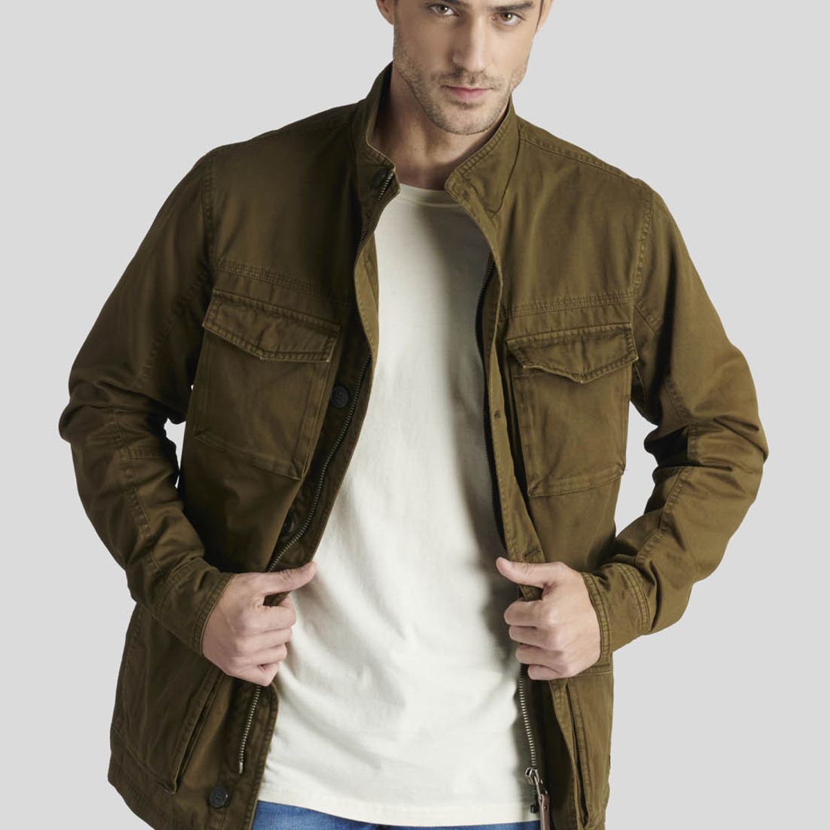 NEW MAN - Chaqueta Madrid Avant-Garde Verde New Man